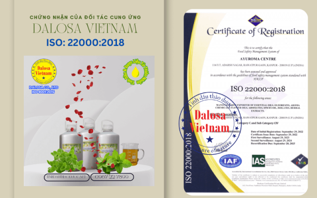 Chứng Nhận ISO 22000 2018 Hệ Thống Quản Lý An Toàn Thực Phẩm