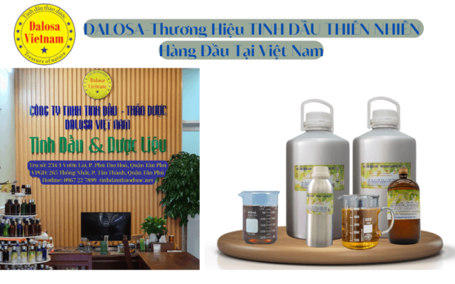 Dalosa Nhập Khẩu Phân Phối Tinh Dầu Thiên Nhiên tại Việt Nam