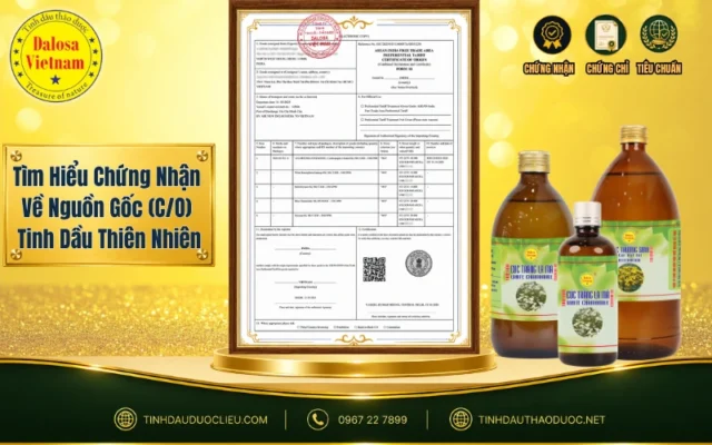 Tìm Hiểu Chứng Nhận Về Nguồn Gốc Tinh Dầu Thiên Nhiên 1 tìm hiểu chứng nhận về nguồn gốc tinh dầu thiên nhiên