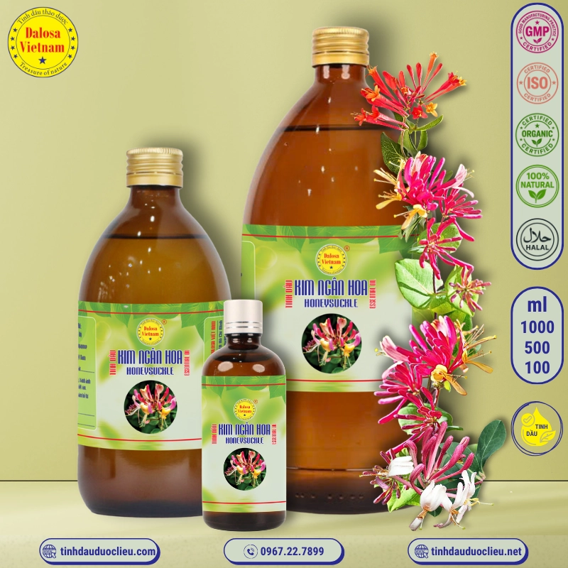 Tinh Dầu Kim Ngân Hoa - Honeysuckle Essential Oil 1 tinh dau kim ngan hoa honeysuckle lonicera japonica essential oil