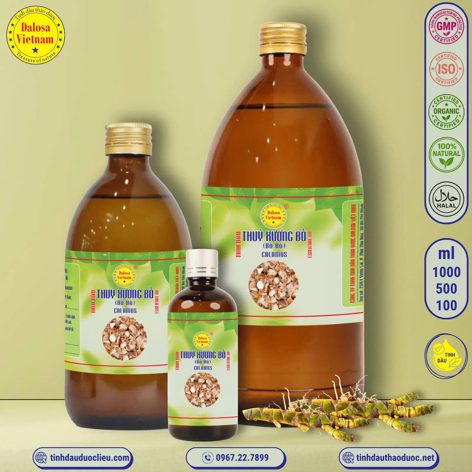 Tinh Dầu Thuỷ Xương Bồ - Calamus Essential Oil 1 tinh dau thuy xuong bo calamus essential oil