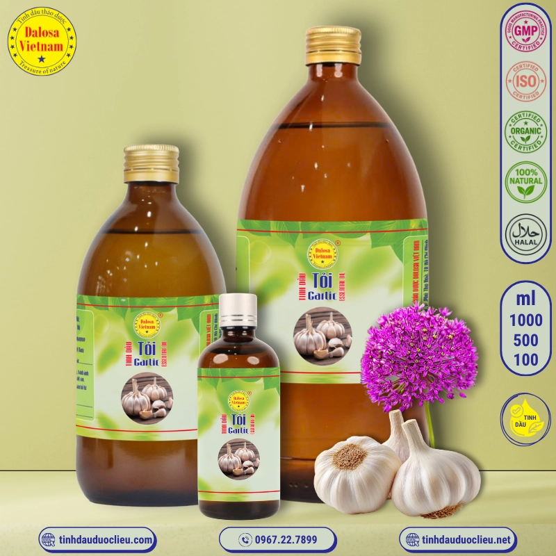 Tinh Dầu Tỏi - Garlic Essential Oil 2 tinh dau toi garlic allium sativum essential oil 1