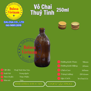 Vỏ Chai Thuỷ Tinh 250ml