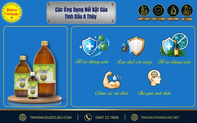 Ứng dụng của tinh dầu A Thùy trong phối chế hương liệu và phát triển sản phẩm