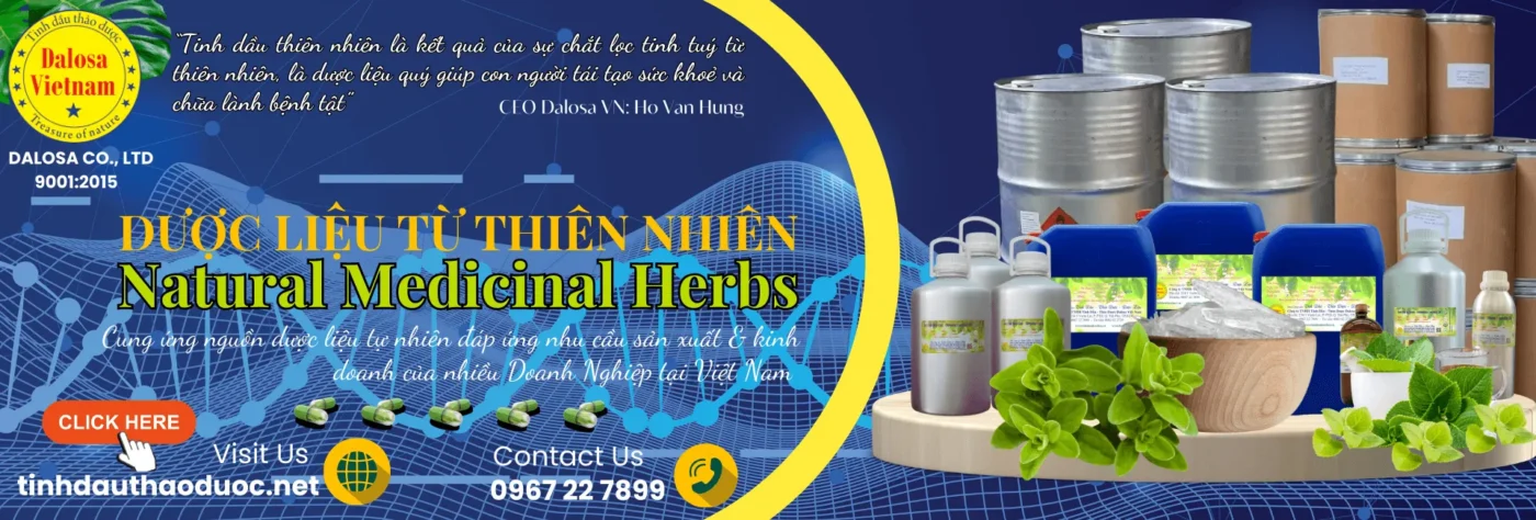 Dalosa Vietnam | Tinh DầuThiên Nhiên, Dầu Nền Thực Vật, Dược Liệu 3 Dược liệu từ thiên nhiên của công ty Dalosa Việt Nam