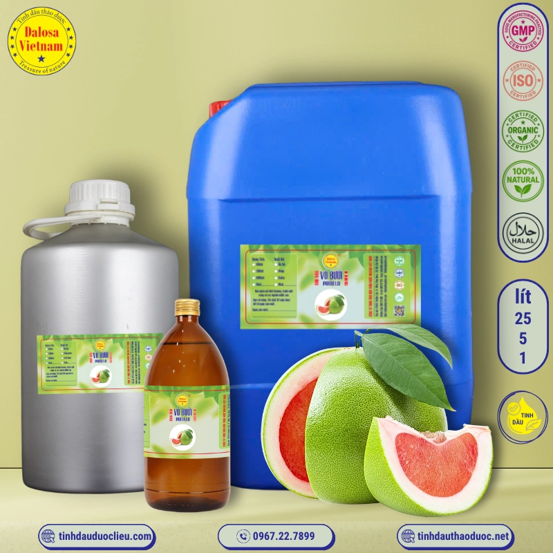 Tinh Dầu Vỏ Bưởi Da Xanh - Pomelo Essential Oil